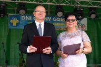 Prowadzący pierwszy dzień dożynek